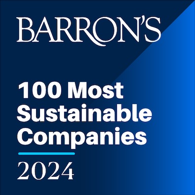 Avient award banner by Barron's